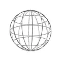 Sphère NEPTUNE StripLED 3D - Ø 34cm - 240 LED - 8 rayons (Blanc)